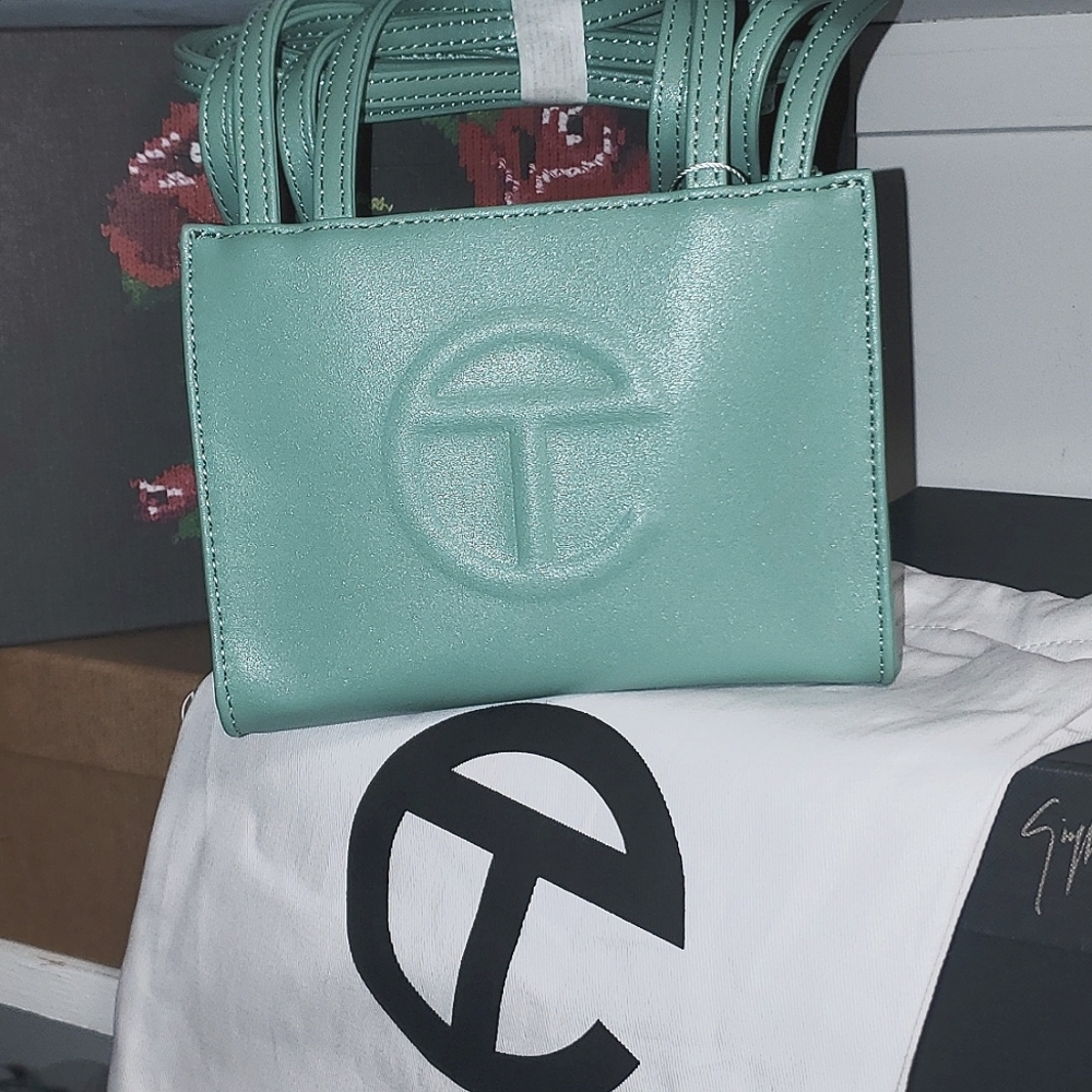 Telfar Small Shopper Tote in Sage - Picture 5 of 12